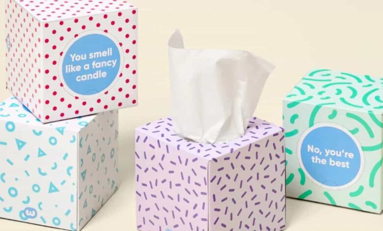 Tissue-pack marketing